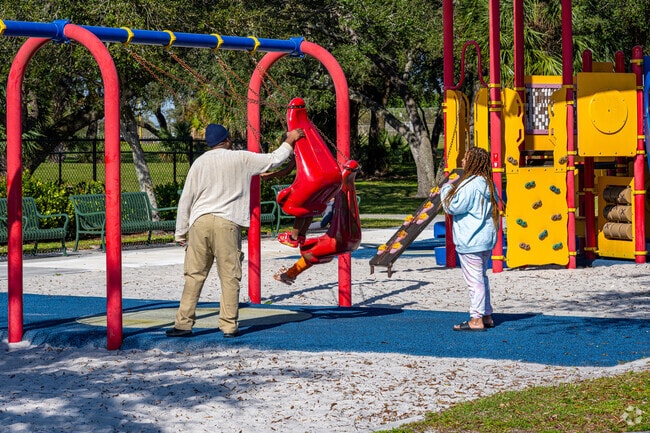 Great time at the playground in Ives Estate Park very close to Pembroke Park.