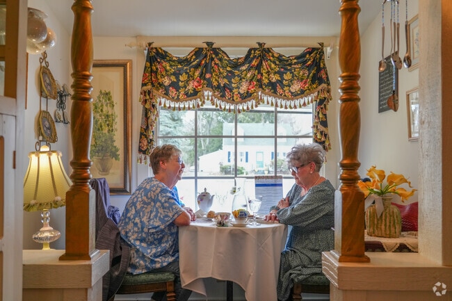 Residents of Turkey Creek love spending time together at Merrillville Florist and Tea Room.