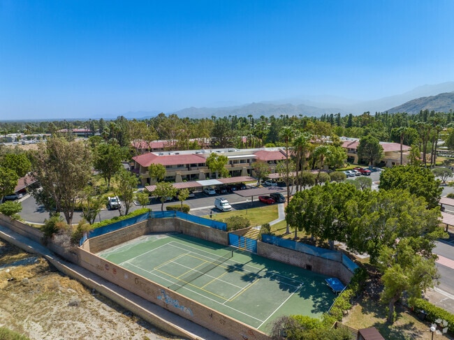 Tennis time is anytime at Palm Springs Villas II