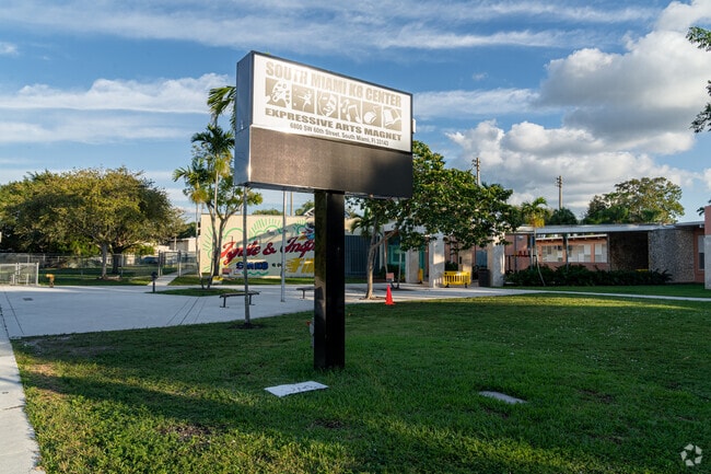 The South Miami K8 Center Sign.
