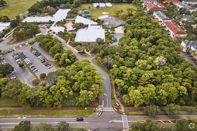 Lighthouse Elementary School features a pelican mascot.