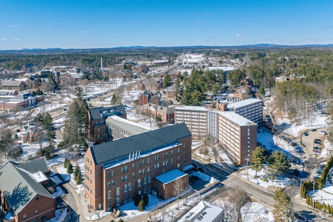 The Campus of the University of New Hampshire is at the heart of Durham.