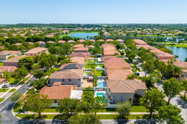 Enjoy Waterstone homes' backyards and pools.