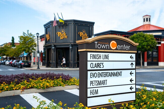 Peninsula Town Center is home to over 70 shops and restaurants near Hampton Roads Center.