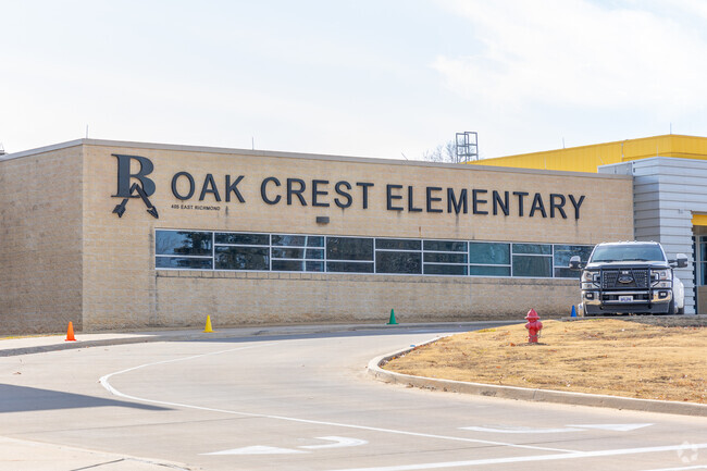 Oak Crest Elementary is located on Richmond Street just North of Main Street Broken Arrow.