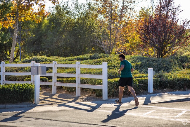 Many streets in Murrieta Oaks feature runner-friendly sidewalks and trails around the neighborhood.