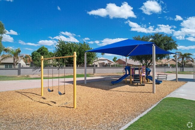 San Tan Elementary in Gilbert includes multiple playgrounds.