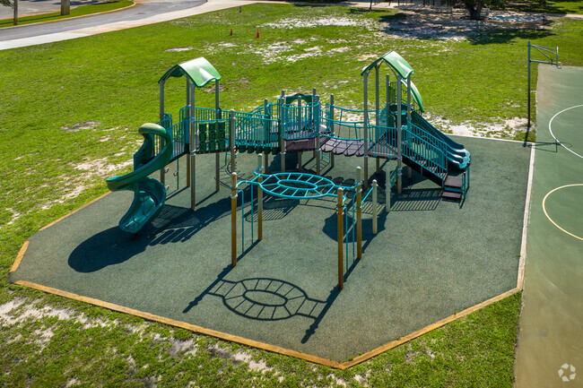 J. C. Mitchell Elementary School offer students a playground.