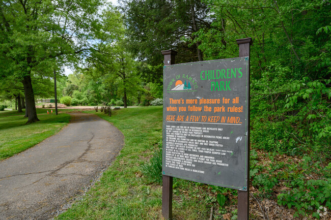 Children's Park in the village of Ramapo is larger than you might think and fun for any age.