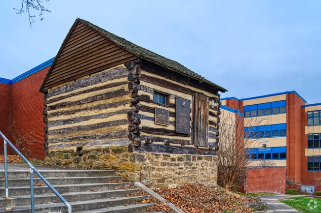 This log cabin near Chartiers Township was built in 1780.