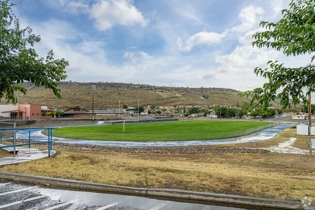 Students can get plenty of exercise at Bagdad High School.