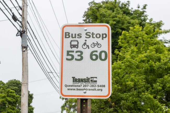 Bus service is available in Central Saco.