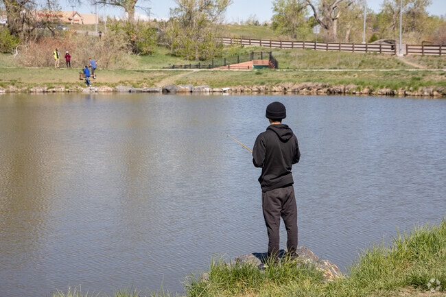 Relax and cast a line at the serene Grandview Ponds near Wyndemere.