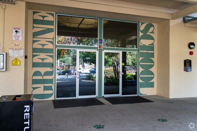 Academic excellence at Frank S. Greene Jr. Middle School in Old Palo Alto.