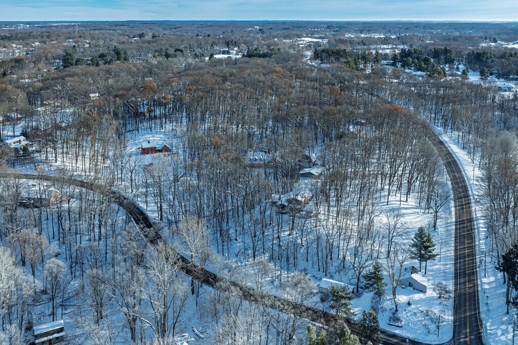 Properties in Caledonia Township provide natural surroundings and easy access.