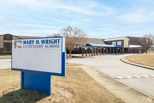 Sign for Mary H. Wright Elementary School