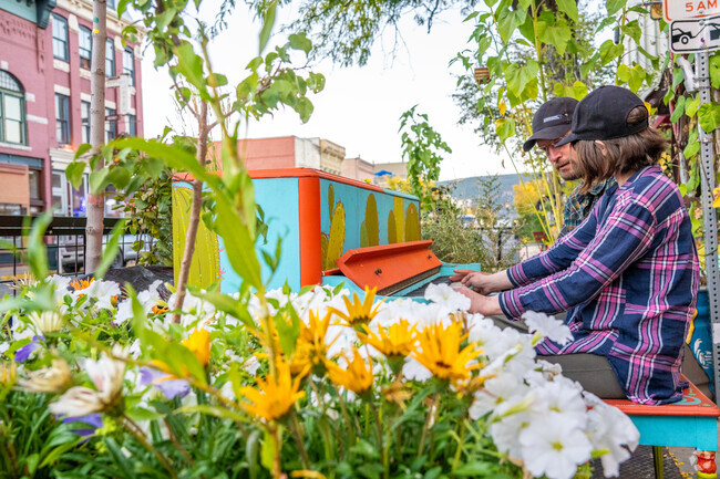 Many locals love the playable piano in Downtown Durango.