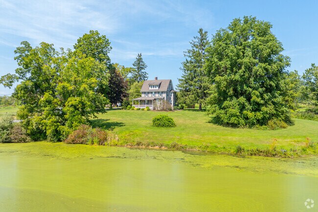 Some Muncy residents have private ponds to kayak or fish from.