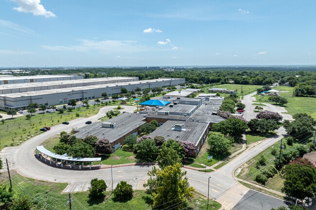 Rodriguez Elementary School is located just off Franklin Park Drive in Austin, Texas.