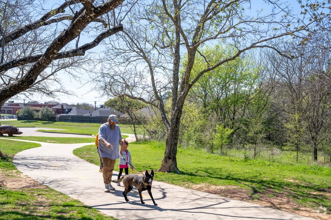 North Richland Hills features trails that wind throughout the area.