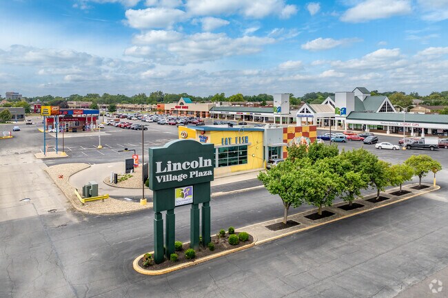 Lincoln Village Plaza along West Broad Street offers shopping and dining options.