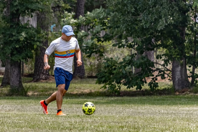 Nearby Fox Springs Park has a full-sized soccer field for Legends Run residents to use.