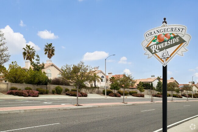 Quiet residential neighborhood in Orangecrest.