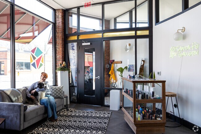 Explore changing collections at 80 Santa Fe Art Gallery near Colonial Village.