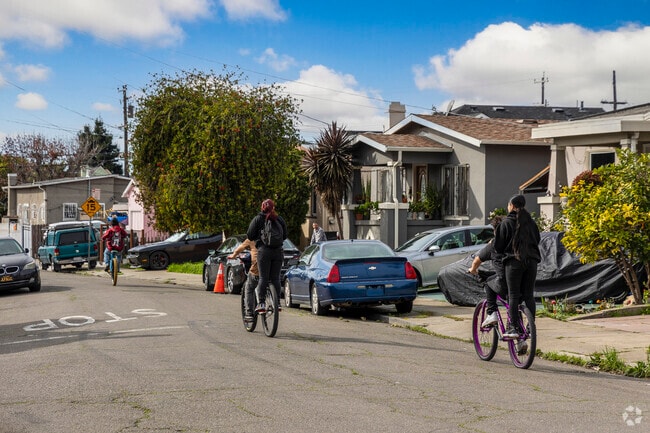 Havenscourt streets are regularly full of bicyclists.
