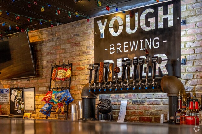 Choose one of many fresh brewed beers at Yough River Brewery in Connellsville.