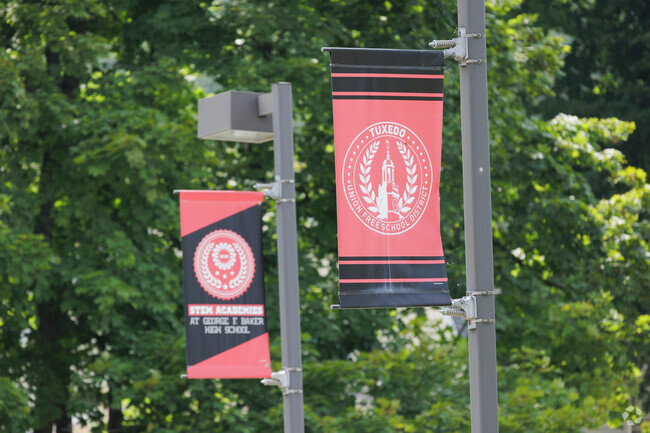 George F. Baker High School has 104 students.