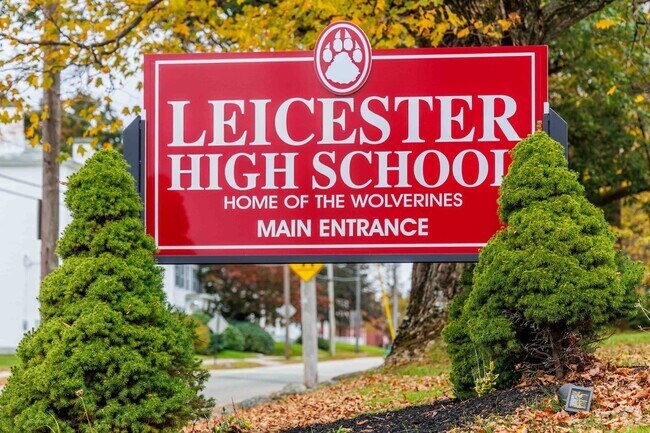 Leicester High School, located on Main St, is a new campus for students to enjoy.