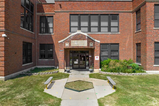 Younger kids can attend Harry Street Elementary.