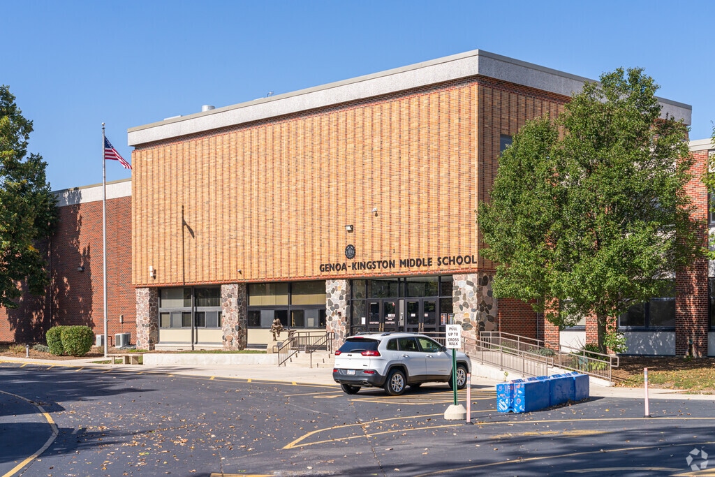 Genoa-Kingston Middle School has 349 students with a student-teacher ratio of 11 to 1.