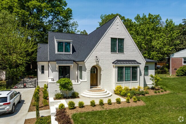 A new traditional home in the Colonial Village neighborhood.