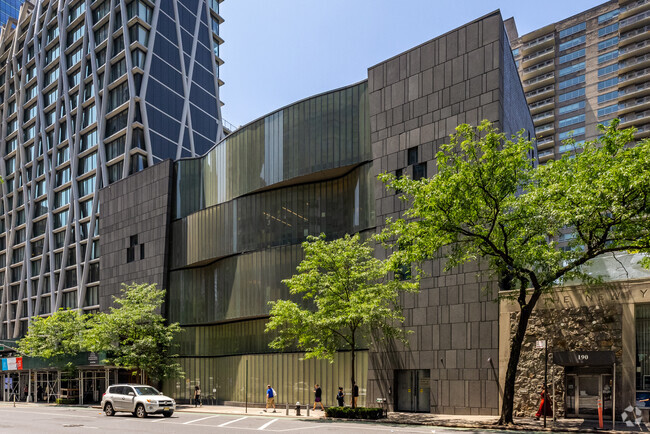 A view of the Manhattan Star Academy buildings from the street.