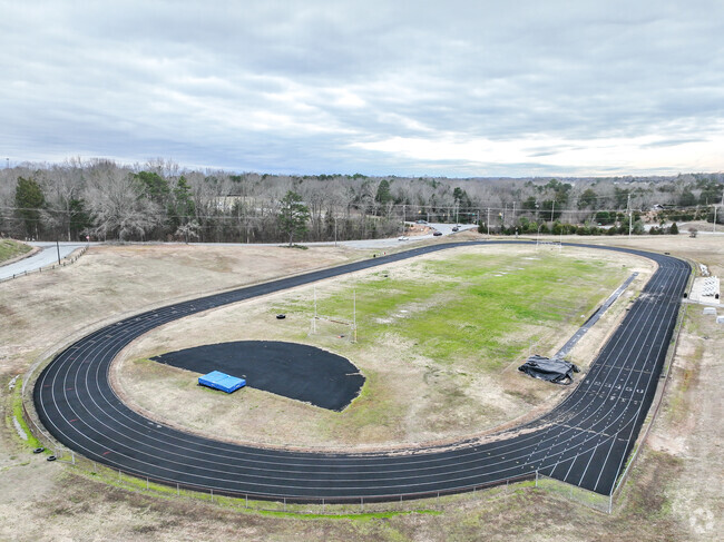 The track and activity field at Northwest Cabarrus Middle.