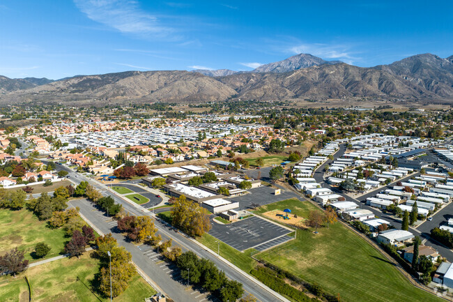 Mountain views from Ridgeview Elementary School.