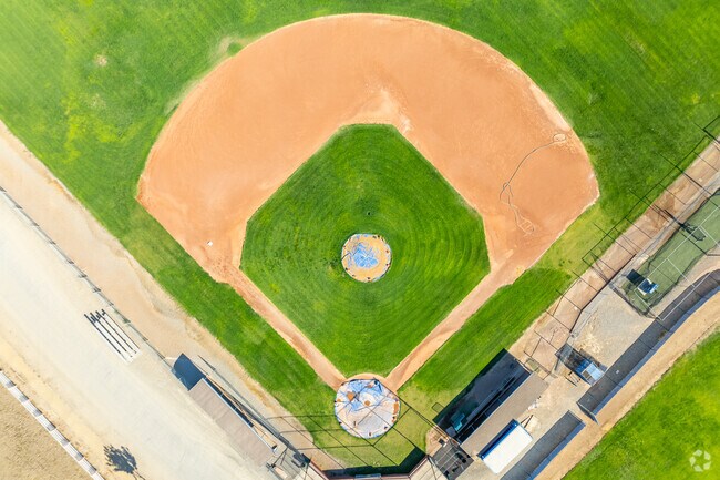 The baseball field at Sutter High School are always freshly cut.