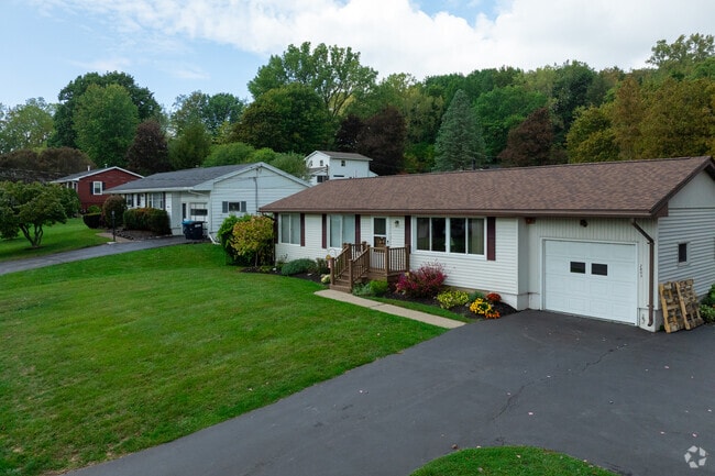 Ranch style homes are common throughout Fleming.