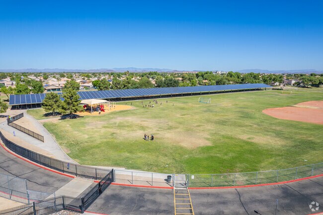 Endless possibilities at Kingswood Elementary School's open field in Surprise.