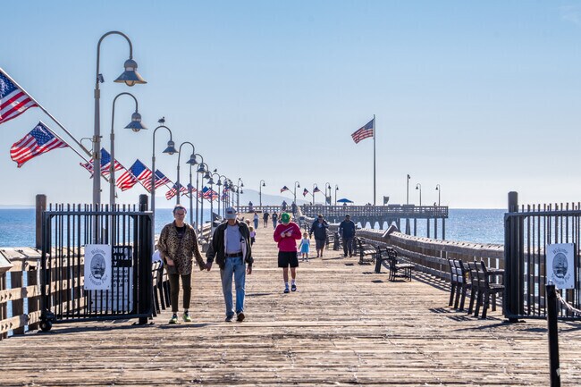 Ventura Pier is the oldest pier in California and extends 1602 feet into the Pacific Ocean.