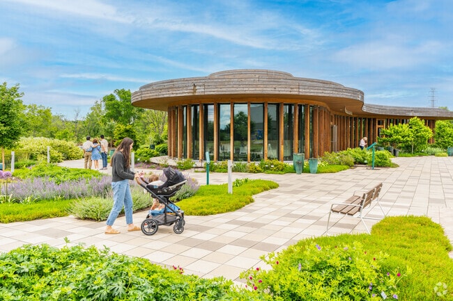 The Waterfront Botanical Gardens in Butchertown features native and exotic flora.