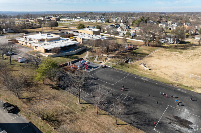 Kennerly Elementary School in Sappington, MO focuses on core subjects like English.