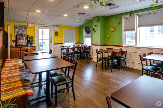 Have breakfast or lunch at the vibrant and authentic Neri's Café.