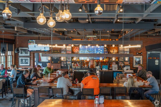 Enjoy a fun atmosphere with great food at The Pour House in  Montgomeryville Township.