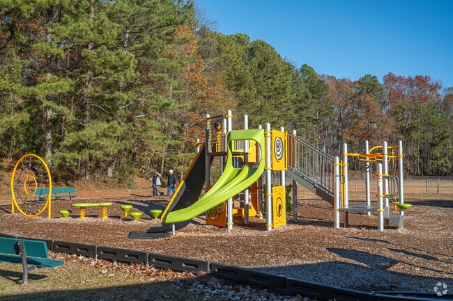 Leila Mason Park recently received a new playground in the Stone Mountain area.