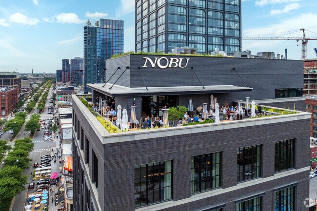 Nobu is a premier rooftop dining experience in West Loop.