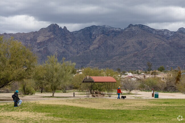 Locals love walking their dogs at Rio Vista Natural Resource Park.