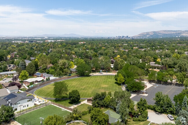 An overview of the Valley View Stake Park in East Millcreek, Utah.